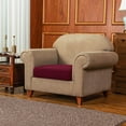 thumbnail image 3 of Stretch Sofa Seat Cushion Cover Couch Covers Furniture Protector (Armchair, Wine), 3 of 8