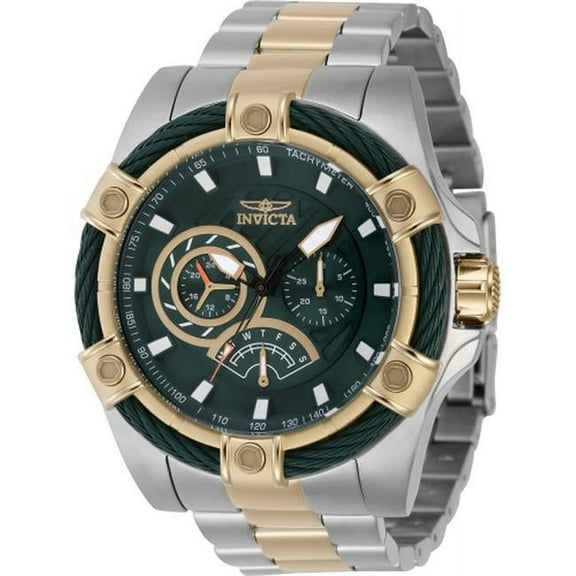 Invicta 46870 Bolt Quartz Chronograph Green Dial Men Watch