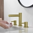 thumbnail image 3 of Kibi Circular 8" Bathroom Sink Widespread Faucet with Drain Assembly, 3 of 3