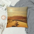 thumbnail image 2 of Shiartex Throw Pillow Cover Golden Desert Bright Sunshine Print Decorative Throw Pillows Soft Pillow Cases Square Cushion Case Christmas Pillow Covers for Couch Bed Sofa Farmhouse Decor, 2 of 5