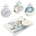 thumbnail image 4 of Kitchen Drying Mat 16x18In Drying Dish Mat Dish Drying Mats Kitchen Countertop Multi-Function Drain Drying Mat Kitchen Table Teacup Cute Kitten, 4 of 8