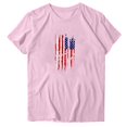 thumbnail image 2 of Fiudx Ofertas Flash Artículos En Oferta Blusa de Manga Corta con Estampado de Moda para Mujer, Divertida Camiseta con Cuello Redondo, 2 of 3