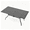 63"x 38"x 28" Black, variant on 6 - Person Rectangular 63"L X 38"W Outdoor Dining Table