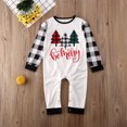 thumbnail image 3 of Mialoley Mom Dad Kid Christmas Tree Pattern 2Pcs Pajamas Baby Romper Sleepwear Set, 3 of 7