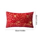 thumbnail image 3 of Gold Foil Christmas Pillow Cover Decorative Elk Bell Print Cushion Case for Holiday Home Decor Sofa Bedroom Living Room Festive Throw Pillowcase, 3 of 6