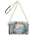 thumbnail image 2 of FORMRS Women Crossbody Purse with Chain Strap Vegan Leather Shoulder Handbag, Floral Seaside, 2 of 7