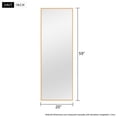 thumbnail image 4 of NeuType Gold Floor Mirror with Stand Large Full Length Mirror Modern Wall Mounted Mirror 59" x 20", 4 of 7