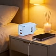 thumbnail image 4 of 5 Port PD Fast Charging USB Charger 38W, Smart Load Balancing Safe Stable High Speed Output, Multi Device Charging Station for Phone Tablet Headphones Home Office Travel, 4 of 6