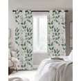 thumbnail image 4 of Green Fall Leaves Blackout Curtains for Bedroom Living Room Darkening Curtains 84 Inch Length 2 Panels Set Farmhouse Botanical Leaf Watercolor Window Curtain Window Treatment Grommet Drapes 52"x84", 4 of 9