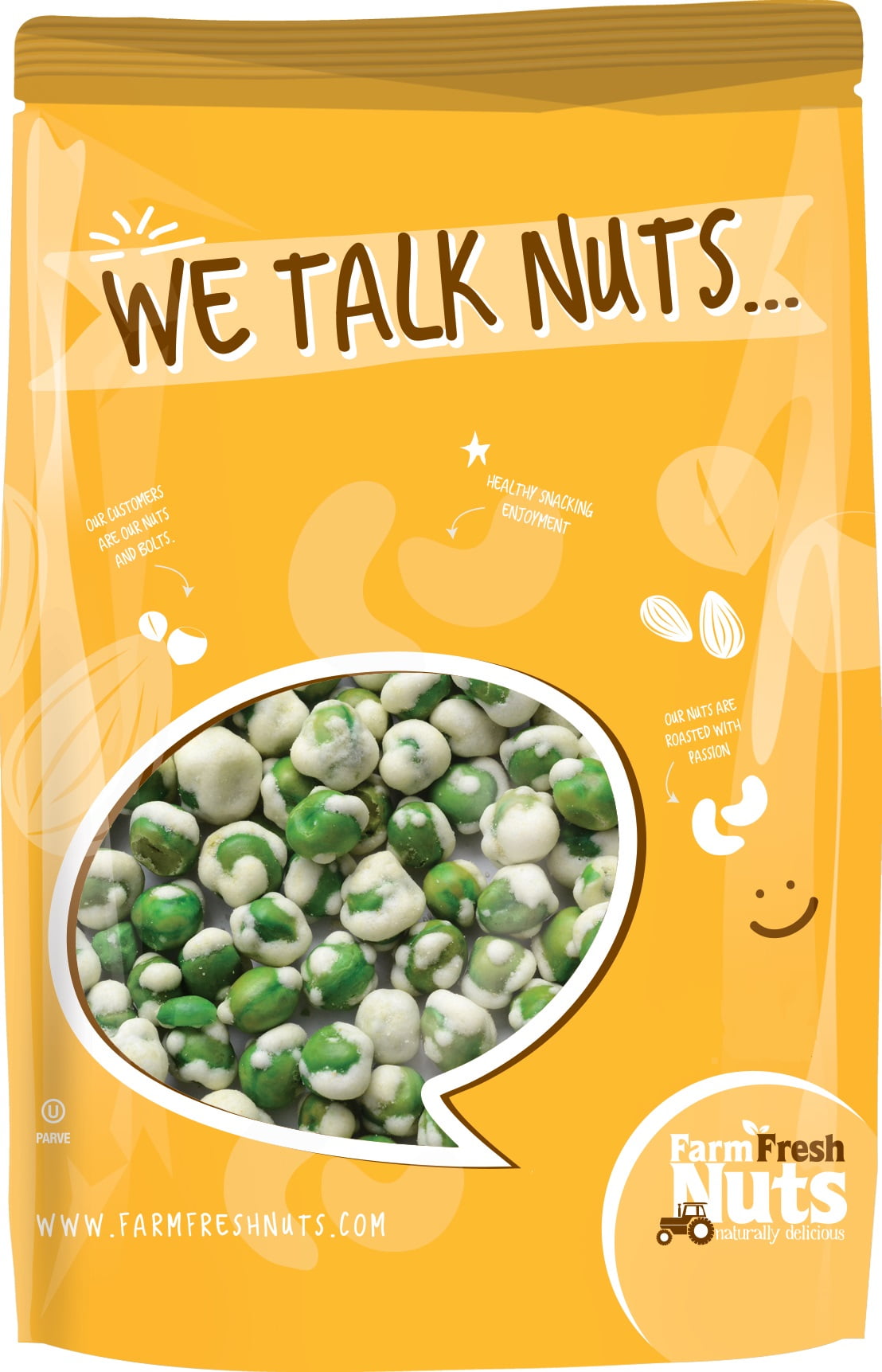 Farm Fresh Nuts Wasabi Peas (4 LB)