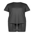 thumbnail image 2 of POINTERTECK 2 Pieces Suit Set Men Round Neck Short Sleeve T-Shirt+ Shorts with Pocket, 2 of 6