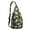 Black-8, variant on Lemon Print Sling Backpack - Cute & Stylish Hiking Bag for Summer Adventures | Vibrant Lemon Yellow Design with Floral Accents | Perfect for Travel, Hiking, and Everyday Use | Lemon Lover’s Backpack