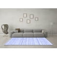 thumbnail image 3 of Ahgly Company Indoor Rectangle Solid Blue Modern Area Rugs, 2' x 5', 3 of 4