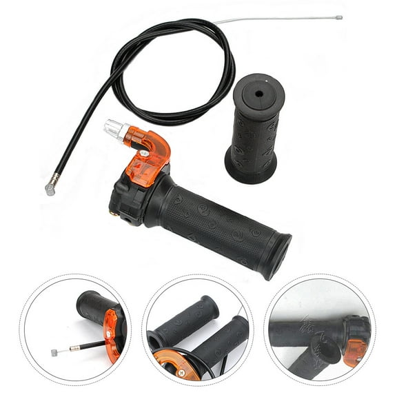OUNONA 1 Set Universal Throttle Grip with Throttle Cable Set for 49cc