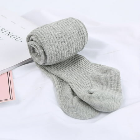 

Liliz Toddler Girls Knit Cotton Tights Candy Colors Thread Crochet Pantyhose Warm Soft Ribbed Stockings Autumn Winter Long Socks