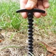 thumbnail image 6 of Screw in Tent Stakes Heavy Duty, Red Nylon Spiral Ground Anchors, 10 Pc Pack, Outdoor Tent, Car Camping, Backyard Picnic Securement, 6 of 6