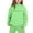Green, variant on XUELUO Toddler Girls Sets Outfits Letters Los Angeles Print Hoodies With Jogger Pants Tracksuits 2pcs Little Girls Sports SuitS