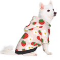 thumbnail image 2 of Balery Strawberry Floral Sudadera con Capucha para Perros Pequeños – Ropa para Mascotas, Disfraz para Perros y Gatos, Ideal para Fiestas y Cosplay-Medium, 2 of 7