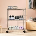 thumbnail image 6 of Simple Deluxe 3 Tier Storage Shelving Unit, 24" D x 14"W x 20" H, 6 of 8