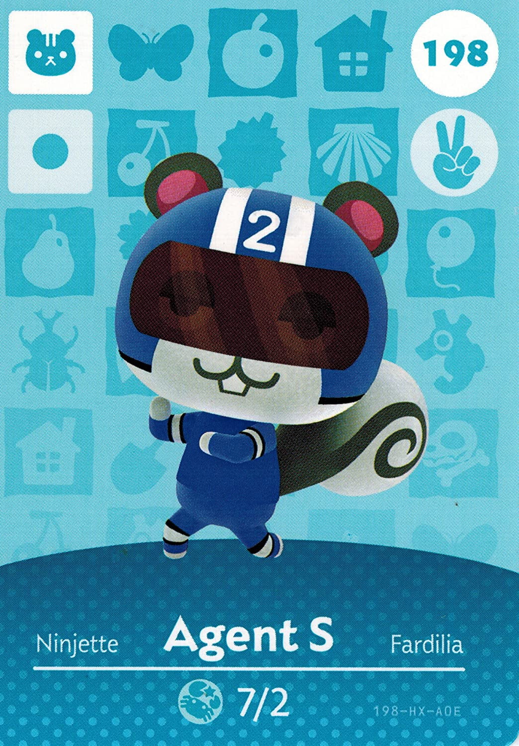 Nintendo Animal Crossing Happy Home Designer Amiibo Card Agent S 198/200  USA Version - Walmart.com