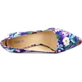 thumbnail image 5 of Bar III Womens Joella Pointed Toe Classic Pumps, Blue Floral, Size 7.5, 5 of 5