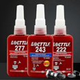 thumbnail image 2 of Loctite 243/242/263/271/222 Verrou Fileté Boulon Bleu Fixation Rapide Colle à Vis 50ML, 2 of 5