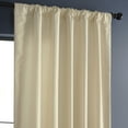 thumbnail image 3 of Half Price Drapes Off White Dupioni Silk Room Darkening Curtains for Bedroom (1 Panel), 50WX 108L, 3 of 10