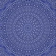 thumbnail image 1 of Ahgly Company Machine Washable Indoor Square Transitional Sky Blue Area Rugs, 7' Square, 1 of 1