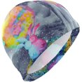 thumbnail image 1 of FYBTO Swimming Cap Lovers Couple Rabbits Unisex Adult FYBTO Polyester, 1 of 4