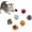 2.36 in, variant on 10 Packs Crinkle Balls  Toys for Indoor Cats, Lightweight Shiny Crinkle Paper Ball for Kitten (Random Color) (3.94 in)