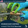 thumbnail image 4 of Dbr Tech Heavy Duty Brass Shut Off Valve Garden Connector Attachment With Rubber Washers For Outdoor Lawn And Gardening Hoses Leak Resistant Threading 3/4 Inch All Brass, 4 of 4