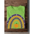 thumbnail image 3 of Halloween Rainbow W Pumpkin T-Shirt Men -Image by Shutterstock, Male 4X-Large, 3 of 4