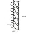 thumbnail image 6 of 5-Tier Wall-Mounted Wine Rack Towel Organizer, Rolled Bath Shower Hand Towels for Bath, Metal Towel Shelf, 10 Hooks Farmhouse Wall Decor Kitchen Storage Rack, 6 of 9