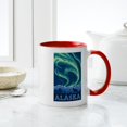 thumbnail image 4 of CafePress - Alaska Northern Lights Mugs - 11 oz Ceramic Mug - Novelty Coffee Tea Cup, 4 of 4