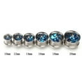 thumbnail image 6 of Jiaroswwei 1Pc 8-20mm Windmill Stainless Steel Ear Plugs Tunnel Unisex Piercing Jewelry, 6 of 8