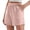 Pink, variant on JoveMarine Athletic Shorts for Women, Running Shorts for Women Loose Solid - Versatile Outdoor Sports Workout Gym, Breathable Lightweight Quick-Dry Summer Activewear,Black L