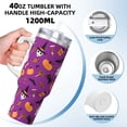 thumbnail image 3 of Uemuo Halloween2 Print 40oz Ice Bully With Handle And Straw Stainless Steel Vacuum Insulated Cup And 2 In 1 Straw Lid Insulated Travel Tumbler, 3 of 8