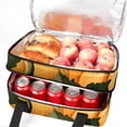 thumbnail image 5 of Thanksgiving Double Layered Insulated and Refrigerated Lunch Bag with Two Compartments and Large Capacity - 7.1x11.4x16.1 Inches - Hand Carry Meal Bag, 5 of 6