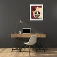 thumbnail image 4 of Daphne Brissonnet 20x24 White Modern Wood Framed Wall Art Titled - The Waiter - Dessert, 4 of 5