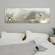 Home Decor Canvas Print Painting Wall Art Dew Beads dandelions no frame( Frame Not Include)