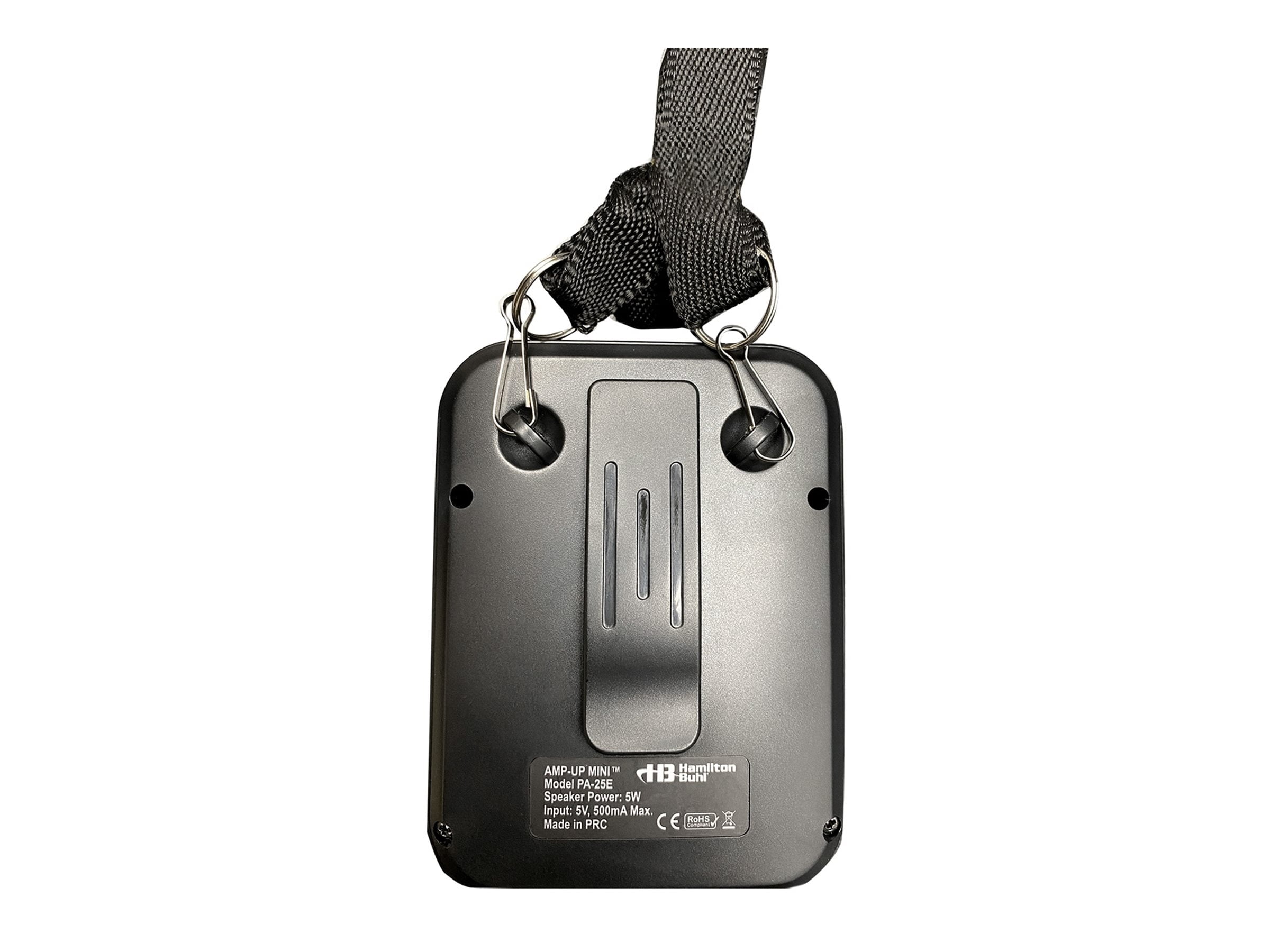 Amp-Up Mini Personal UHF Voice Amplifier with Wireless Microphone