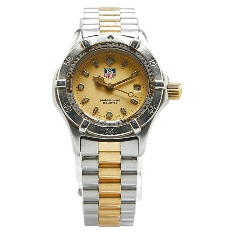 TAG HEUER タグホイヤー　プロフェッショナル　 腕時計　WE1420-R Pre-Owned TAG Heuer Professional 200 Watch WE1420-R Quartz Gold