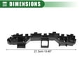 thumbnail image 4 of Unique Bargains Front Left or Right Bumper Support Bracket for Honda Accord 2015-2019 No.71198-T2A-A01 Black, 4 of 7