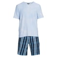 thumbnail image 4 of ANDE Men's Sleep Top and Shorts Set, 2-Piece, Sizes S-2XL, Mens Pajamas, 4 of 5