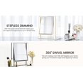 thumbnail image 5 of Impressions Vanity Nouveau Tri Tone LED Makeup Mirror with 360 Degrees Swivel (Rose Gold), 5 of 8