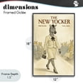 thumbnail image 4 of Stupell Industries Traditional New Yocker Zebra Model Black Framed Giclee Art, 12 x 18, by Grotto Studios, 4 of 8