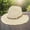 Beige, variant on Summer Holiday Sun Hat Panama Style Outdoor Outing Shade Bowler Hat Woman Summer Hats Women's Visors Mens Outdoor Hats Womens Rain Hat Dressy Hats for Women C3 Visor Beach Women Bags Mens Hats Outdoor