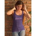 thumbnail image 2 of Worry Less Smile More Banner Racerback Tank Women -Image by Shutterstock, Female x-Large, 2 of 4
