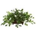 thumbnail image 1 of Nearly Natural 8216 Mix Stephanotis Artificial Plant in Decorative Planter, 1 of 2