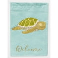 thumbnail image 1 of Carolines Treasures BB8570CHF Sea Turtle Welcome Flag Canvas House Size, 1 of 4